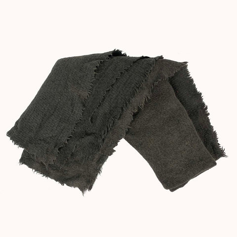 Grey Frayed Blanket