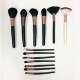 Set of Soft and Hard Make-up Stunt Brushes