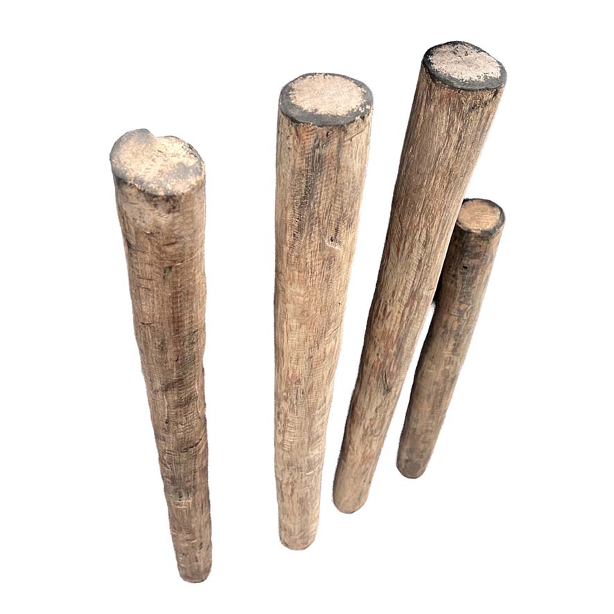 Balsa Wood Poles - (Set of 4)