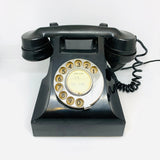 Black Vintage Bakelite Phone