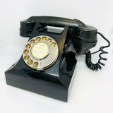 Black Vintage Bakelite Phone