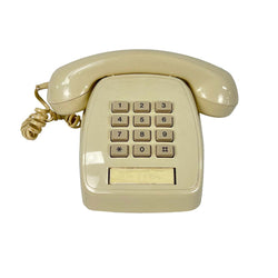 Vintage Australian Push Button Landline Phone - Cream