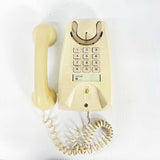 1980's Beige AWA Telecom Push Button Wall Phone