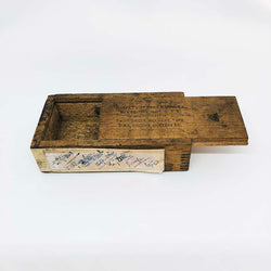 Morse Twist Drill & Machine Co. Dovetailed Wooden Box
