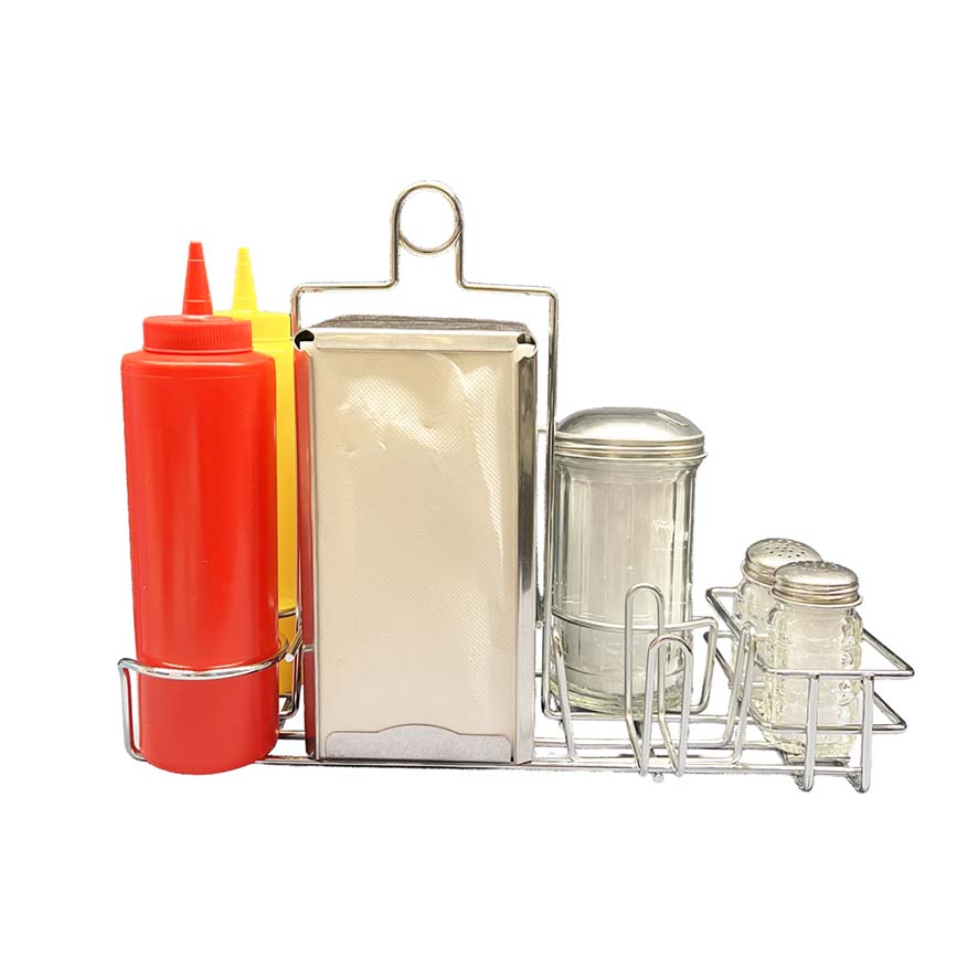 US Diner Style Condiments Caddy Set (24 available)
