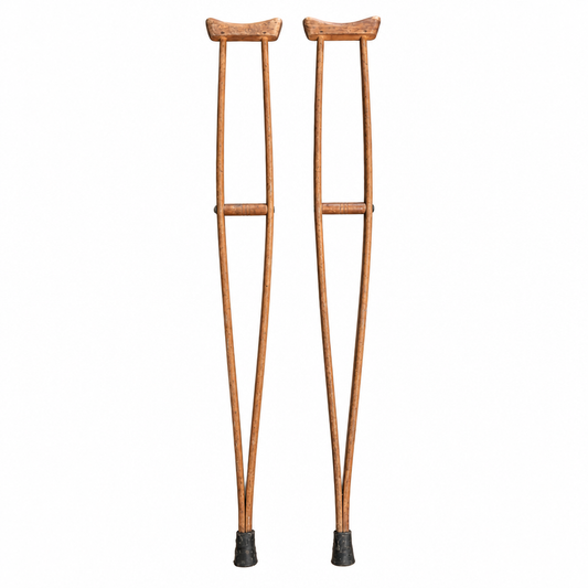 Wooden Vintage Underarm Crutches