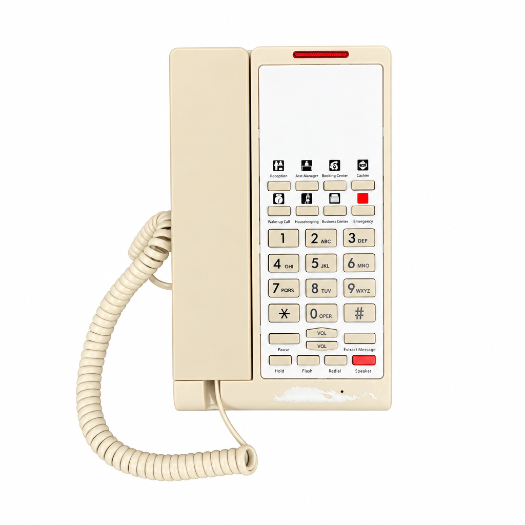 Hotel Room Telephone in Beige