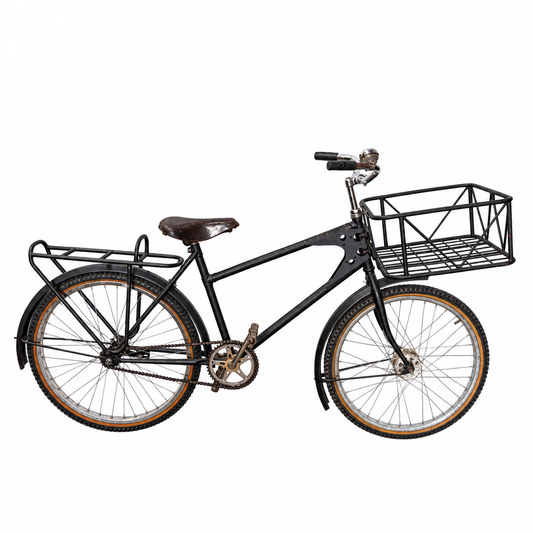 Vintage Black Post Delivery Bike