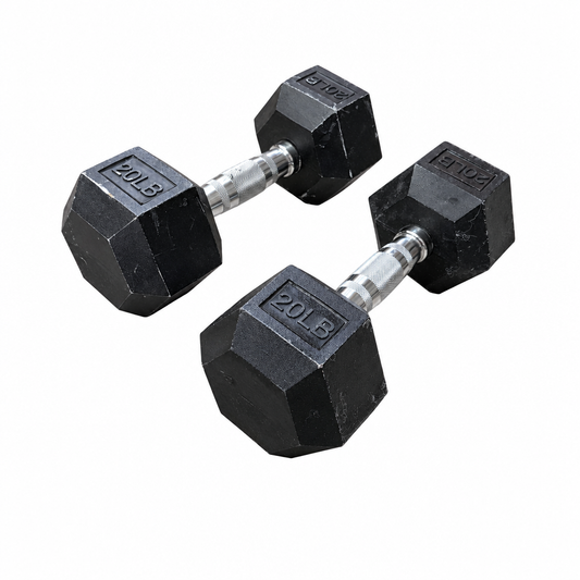 Prop Dumbbells 20LB Weights (6KG) (7 Sets of 2 Available)