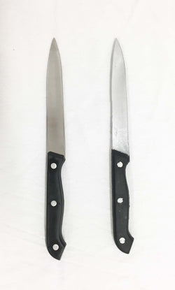Real Kitchen Knife (short) and Matching Soft Replica
