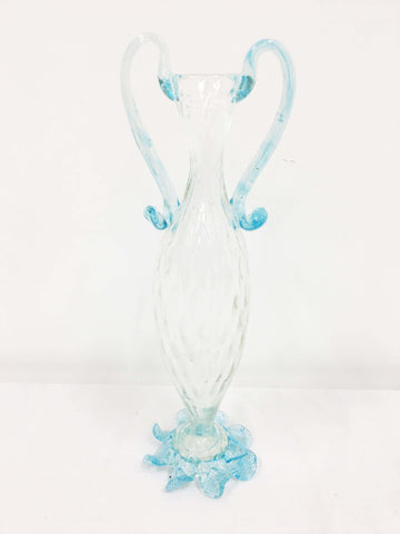 Glass Nautical Theme Vase