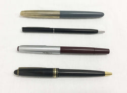 Vintage Ballpoint & Fountain Pens - Working - Set of 4