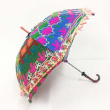 Embroidered Decorative Umbrellas - Set of 6