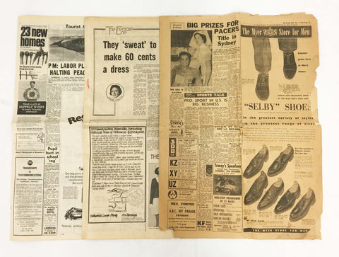 The Herald Newspaper - 1955 / 1969 - Various Dates - Set of 3