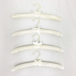 White Silk Coat Hangers