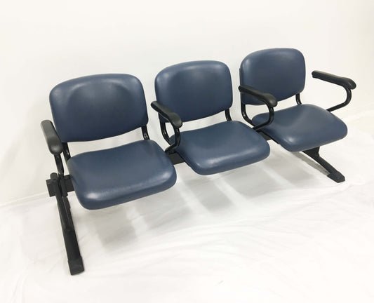 Blue Beam Seating - 3 Seat