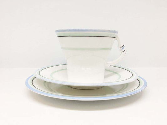 Art Deco Teacup Trio Set