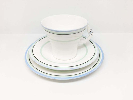 Art Deco Teacup Trio Set