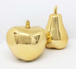 Apple & Pear Ornament Set