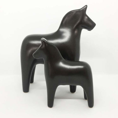 Ceramic Horse Ornament Set of 2