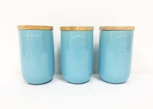 Tea, Coffee and Sugar Canister Set