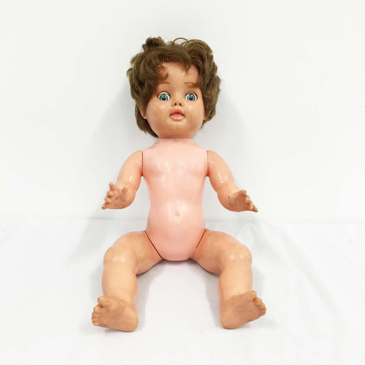 60's Style Plastic Toy Doll