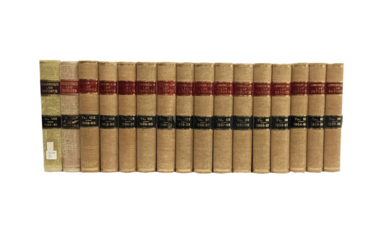 Commonwealth Law Reports - Hire Set of 16