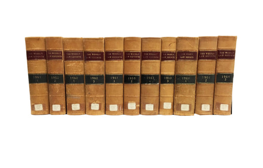 The Weekly Law Reports 1960s - Hired as a Set