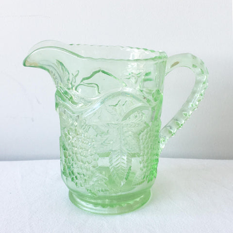 Green Glass Jug