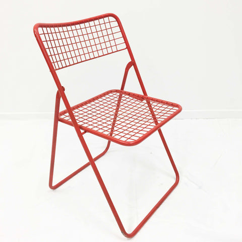 Mid Century Metal Folding Chairs