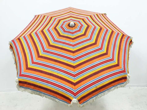 Striped Red and Yellow Beach Umbrella