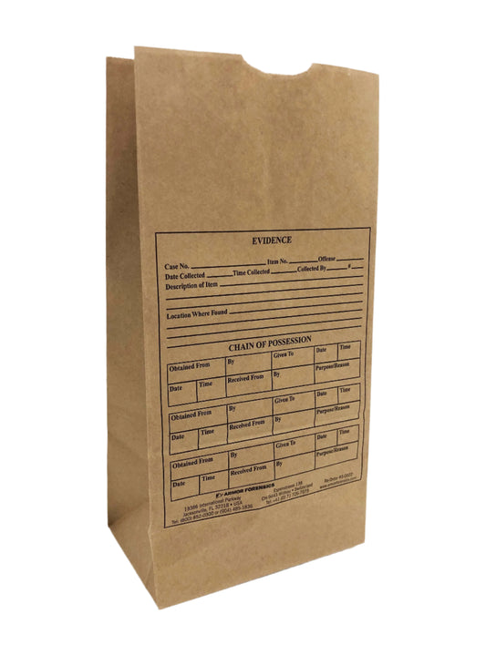 Paper Evidence Bags (Various Sizes) - Price is for 5