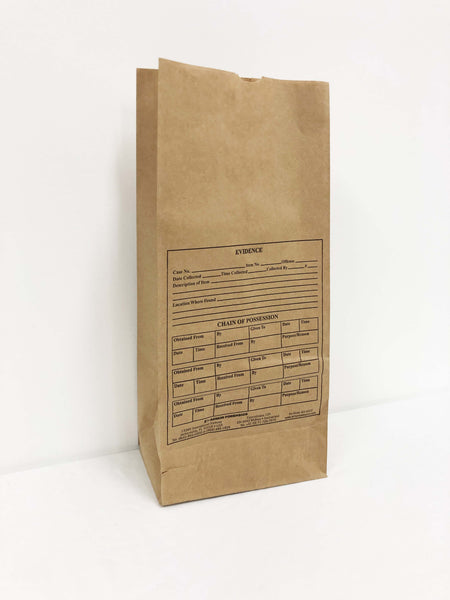 Paper Evidence Bags (Various Sizes) - Price is for 5