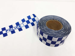 Police Checker Tape - Roll Hire