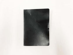 A5 Black Leather Style Notebook - Thin