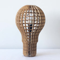 'Wooden Bulb' Table Lamp