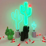 Freestanding Neon Cactus Lights - 2 Sizes